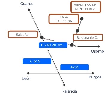 Localización en la Comarca